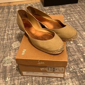 Louboutin espadrille flats